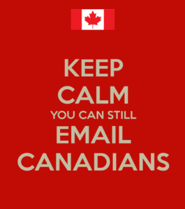 Keep calm Canada
